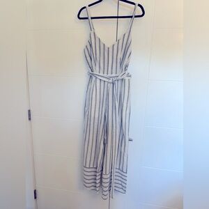 Stripe one piece pant suit